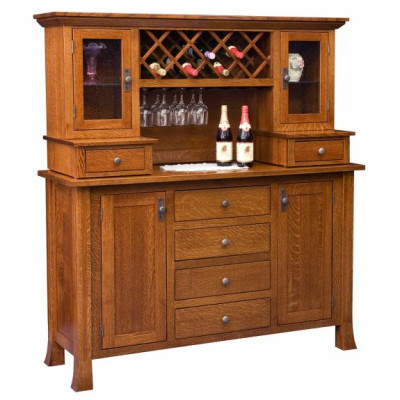 112 Old Century Wine Buffet with Hutch