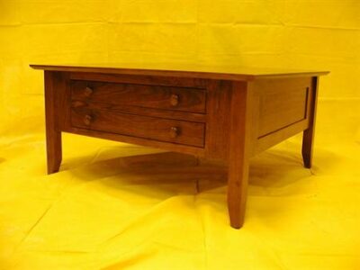 Special two drawer coffee table