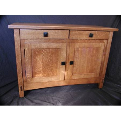 Quarter Sawn Mission cabinet