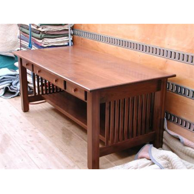 Custom Mission Cherry Desk