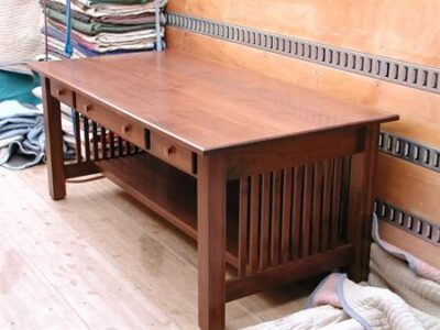 Custom Mission Cherry Desk