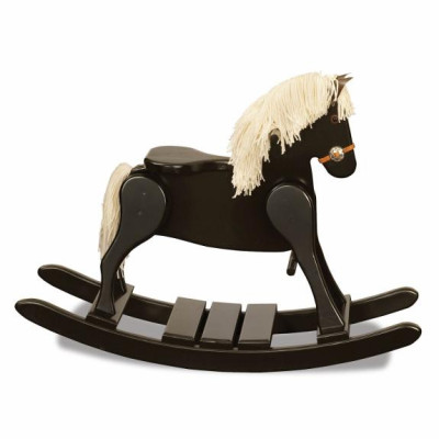 10-1 Black Painted Rocking Horse