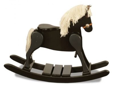 10-1 Black Painted Rocking Horse