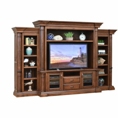 Paris Entertainment with side bookcases