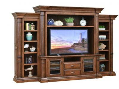 Paris Entertainment with side bookcases