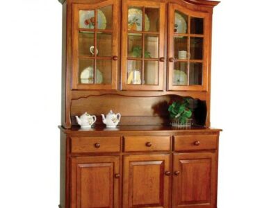 Pediment Cherry Hutch