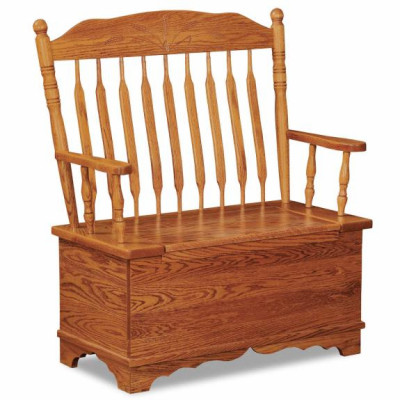 AJW10836 Post Paddle Hall Bench