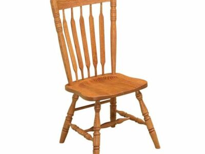 Post Paddle Oak Dining Chairs