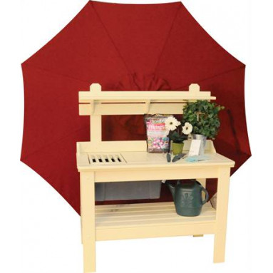 Potting Table with removeable tub, cypress