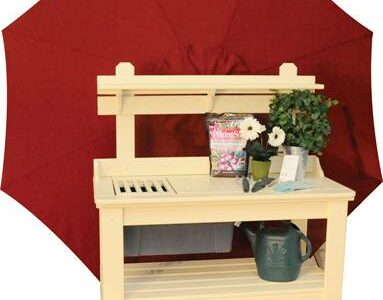 Potting Table with removeable tub, cypress