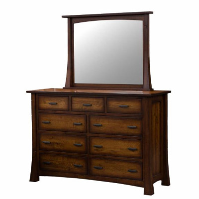 Princeton Bedroom Collection BPR-78 9 Drawer Solid Wood Dresser