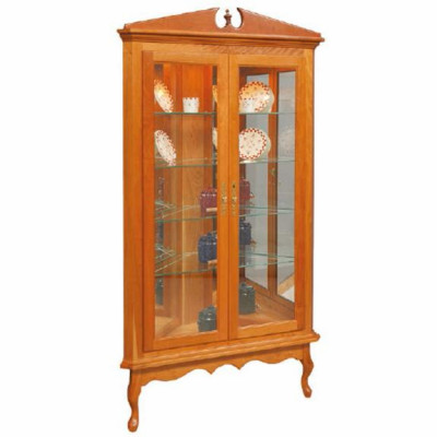 Queen Ann Corner Curio Cabinet 2030