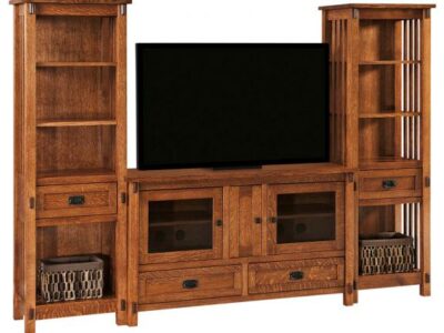 Rio Mission TV Console with Towers