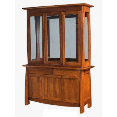 Rippleback Dining Set Buffet and Hutch