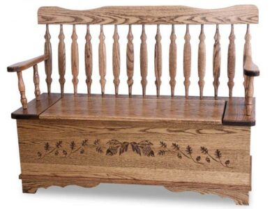 AJW10736 Royal Arrow Acorn Bench