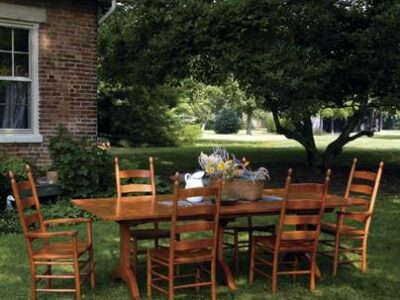 Shaker Triple Pedestal Dining Table