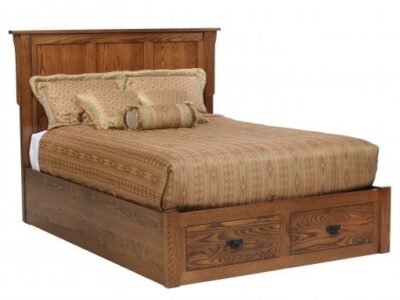 San Juan Mission Bedroom Collection Panel Mission Bed