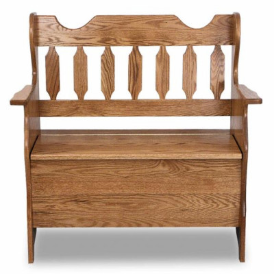 AJW30336 Slat Back Hallway Bench