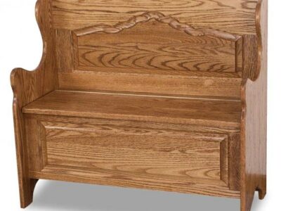 AJW30224 Sunrise Raised Panel Hall Bench