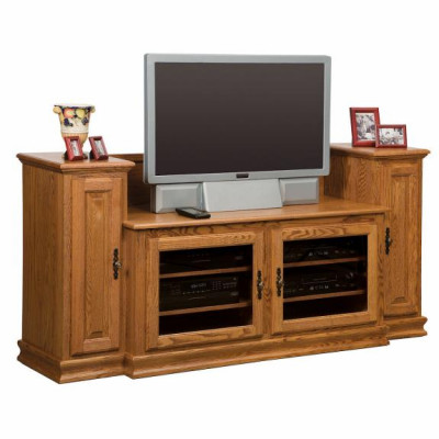 Heritage TV Stand with Towers