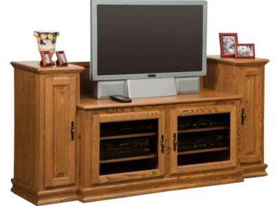 Heritage TV Stand with Towers