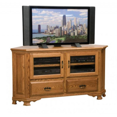 SWE-061C-H Heritage/Mission 61" Corner TV Stand