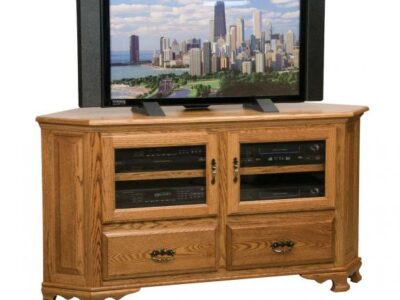 SWE-061C-H Heritage/Mission 61" Corner TV Stand