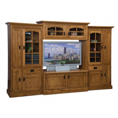 Mission 4 Piece Large TV Wall Unit