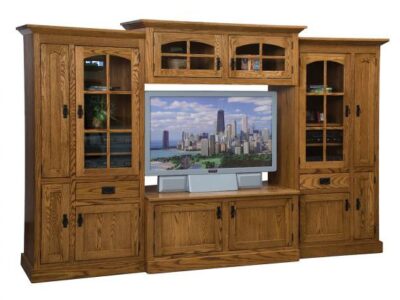 Mission 4 Piece Large TV Wall Unit