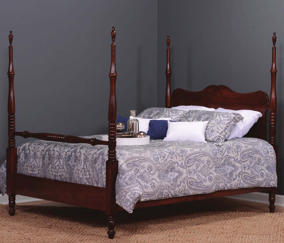 Amish four poster bed deals