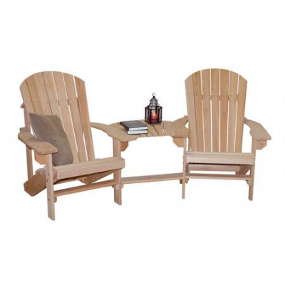 Adirondack Chairs with Turkey Tail Connector