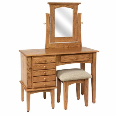 #621 42" Shaker Jewelry Dressing Table / Vanities