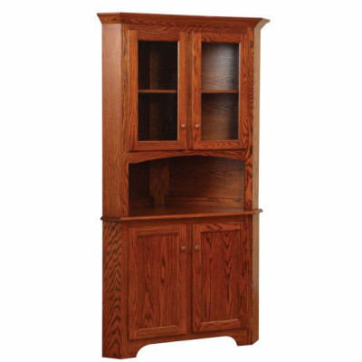 Shaker Dining Collection Shaker Corner Wood Hutch