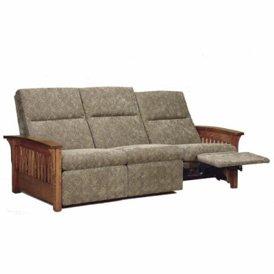 Skyline Slat Reclining Sofa, Reclining Loveseat