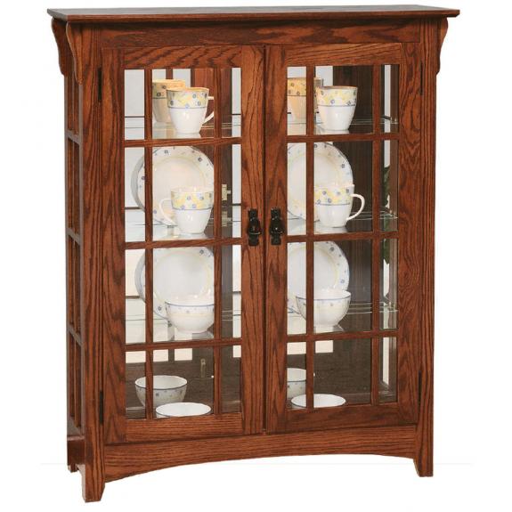 Small Mission Curio Cabinet 2061 For