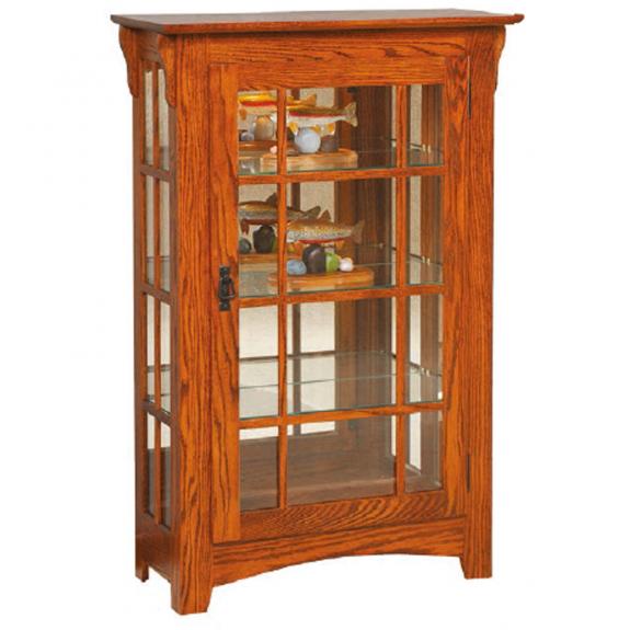 Small Mission Curio Cabinet 2061 For