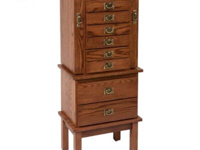 Split Mission Jewelry Armoire