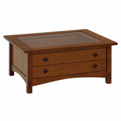 Springhill Occasional Cabinets Glass Top Coffee Table