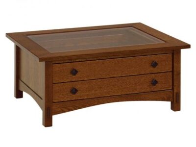 Springhill Occasional Cabinets Glass Top Coffee Table