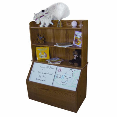 Toy Box with Bookshelf