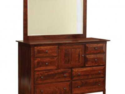 Worthington Bedroom Set High Dresser with Door
