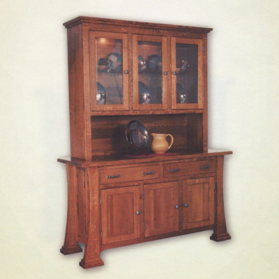 Christy Trestle Table Set Christy Dining Hutch