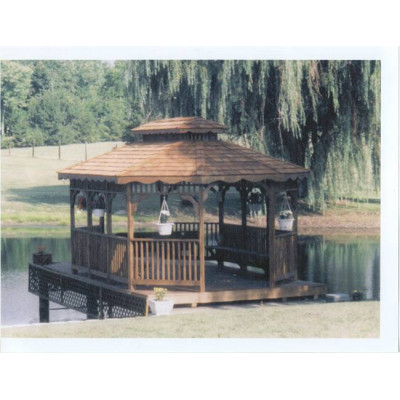 Gazebo Built Over Water
