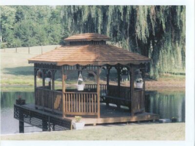 Gazebo Built Over Water