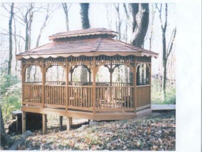 Gazebo on Custom Base