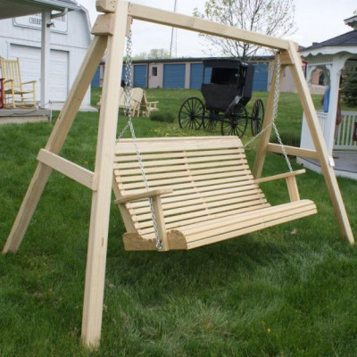 High Back Swings, treated pine