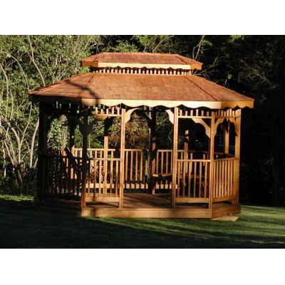 Eight Sided Oval Gazebo