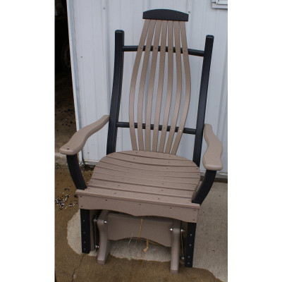 Porch Single Glider, Bent Poly