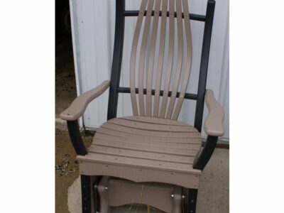 Porch Single Glider, Bent Poly