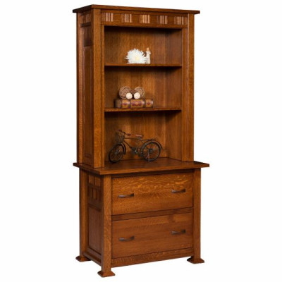 KS372231 Keystone Lateral File Cabinet with Hutch
